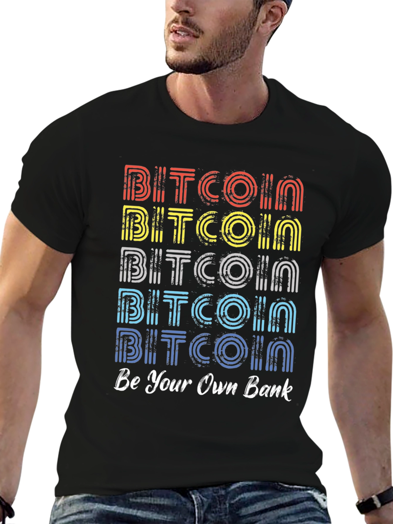Bitcoin Tee: Be Your Own Bank Crypto T-Shirt