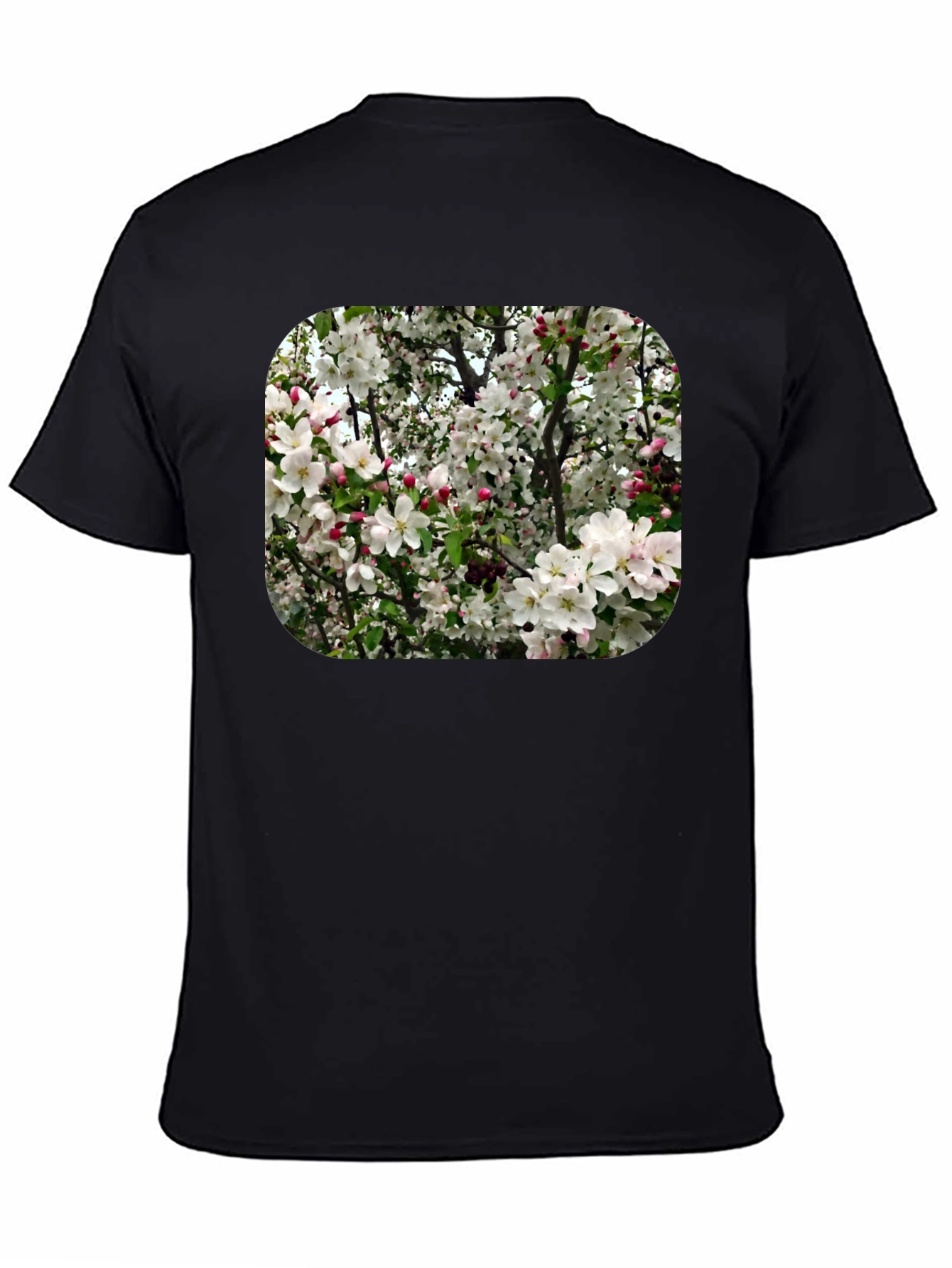 Floral Blossom T-Shirt - Black