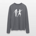 2 Party Women Friends Crew Dancing Team Silhouette