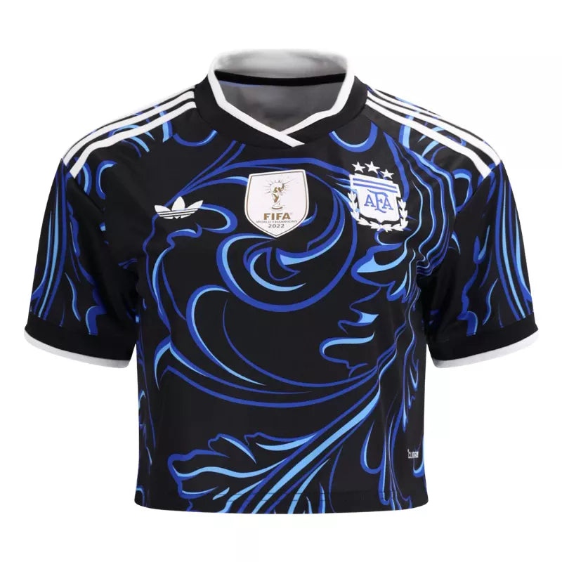 2026 Argentina Crop Top Away Jersey Front