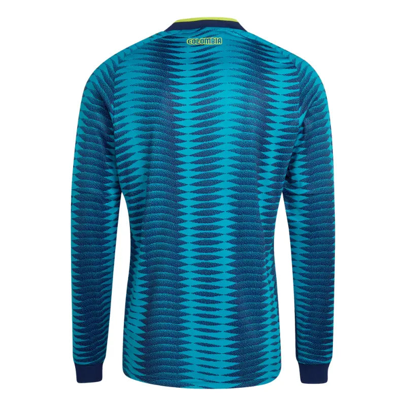 2026 Colombia Away Long Sleeve Jersey Back