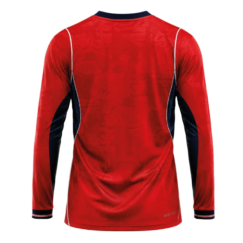 2026 England Away Long Sleeve Jersey Back