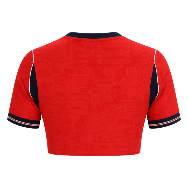 2026 England Crop Top Away Jersey Back