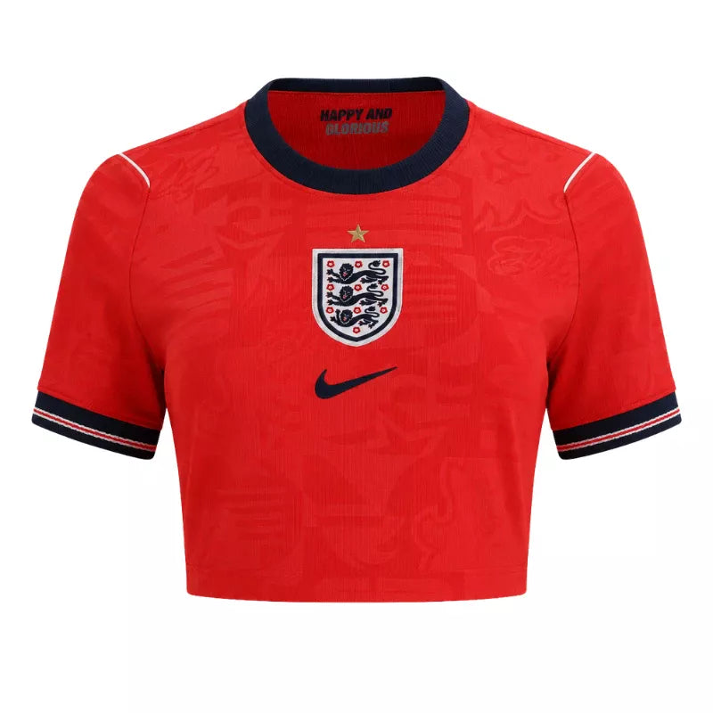 2026 England Crop Top Away Jersey Front