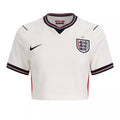 2026 England Crop Top Home Jersey Front