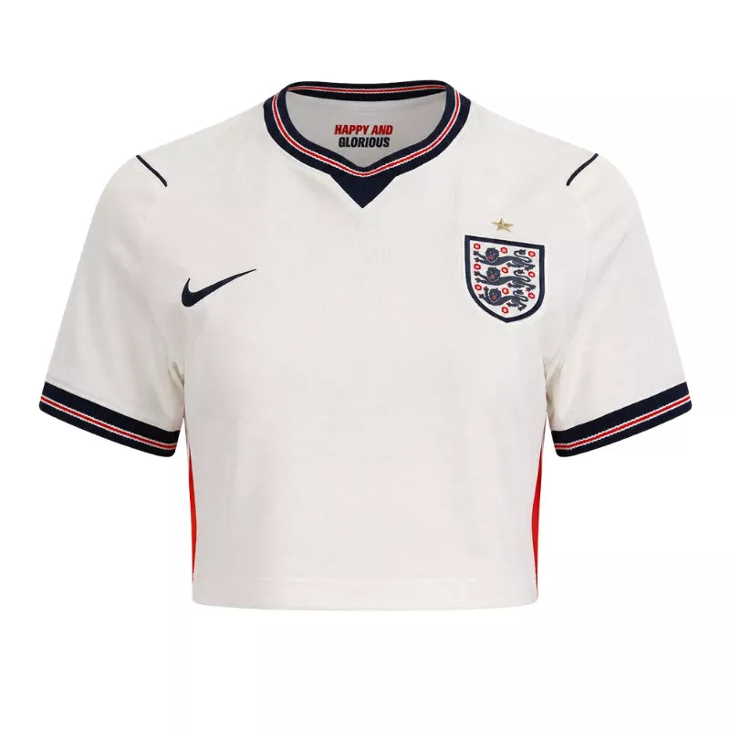 2026 England Crop Top Home Jersey Front