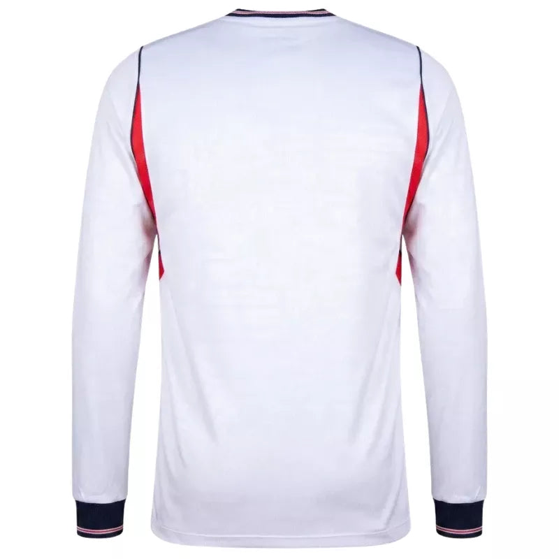 2026 England Home Long Sleeve Jersey Back
