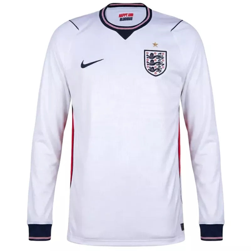 2026 England Home Long Sleeve Jersey Front