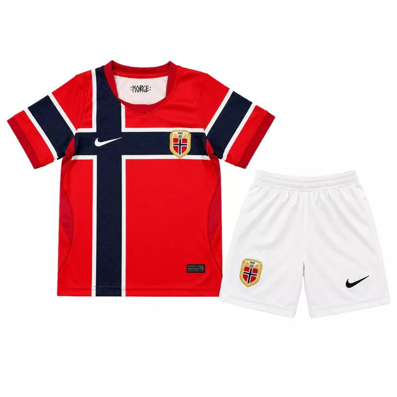 2026 Kids Norway Home Kit Front