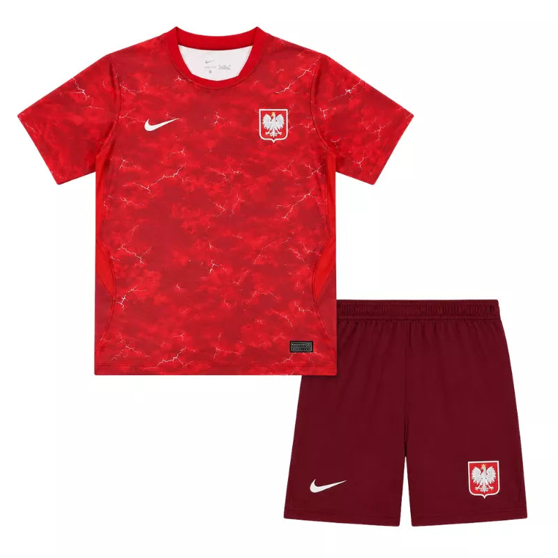 2026 Kids Poland Away Kit Front