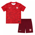 2026 Kids Poland Away Kit Front