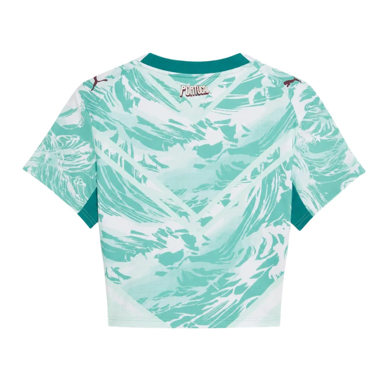 2026 Portugal Crop Top Away Jersey Back