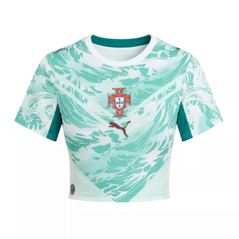 2026 Portugal Crop Top Away Jersey front