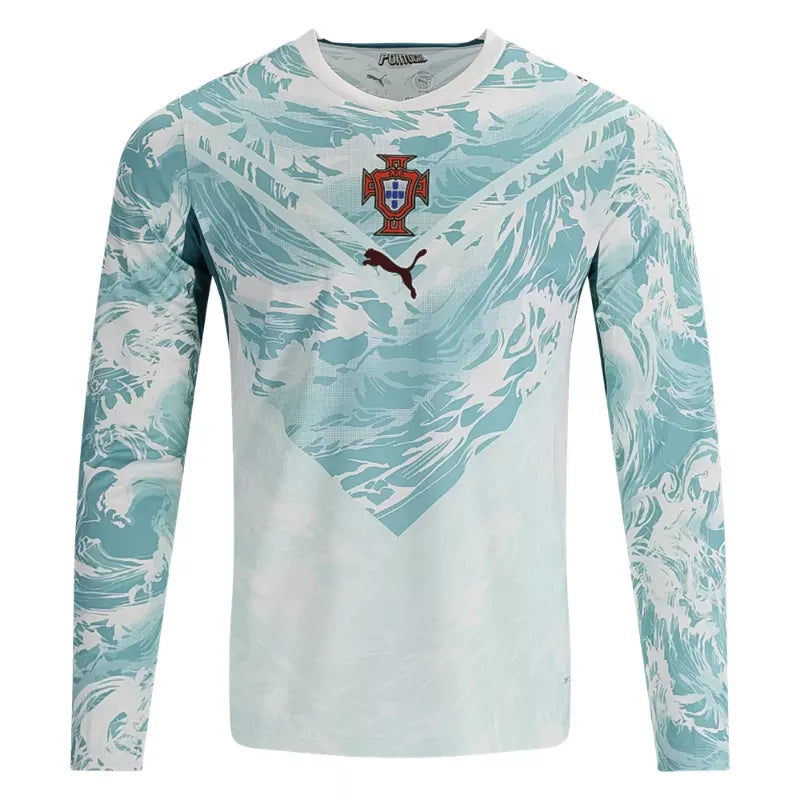 2026 Portugal Long Sleeve Away Jersey Front