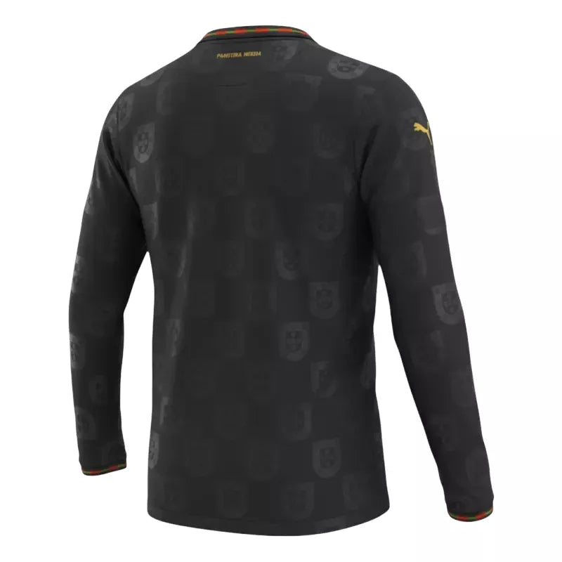 2026 Portugal Pantera Long Sleeve Jersey Back