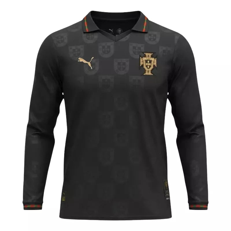2026 Portugal Pantera Long Sleeve Jersey Front
