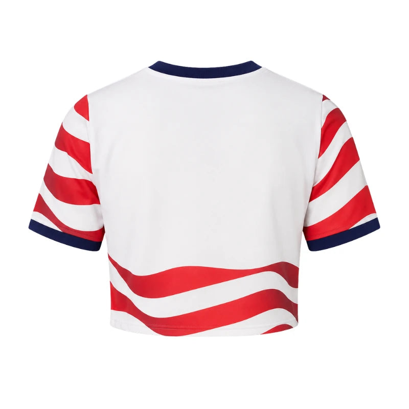2026 USMNT Crop Top Home Jersey Back