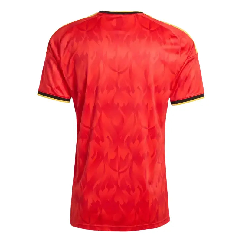 Belgium 2026 World Cup Home Jersey Back