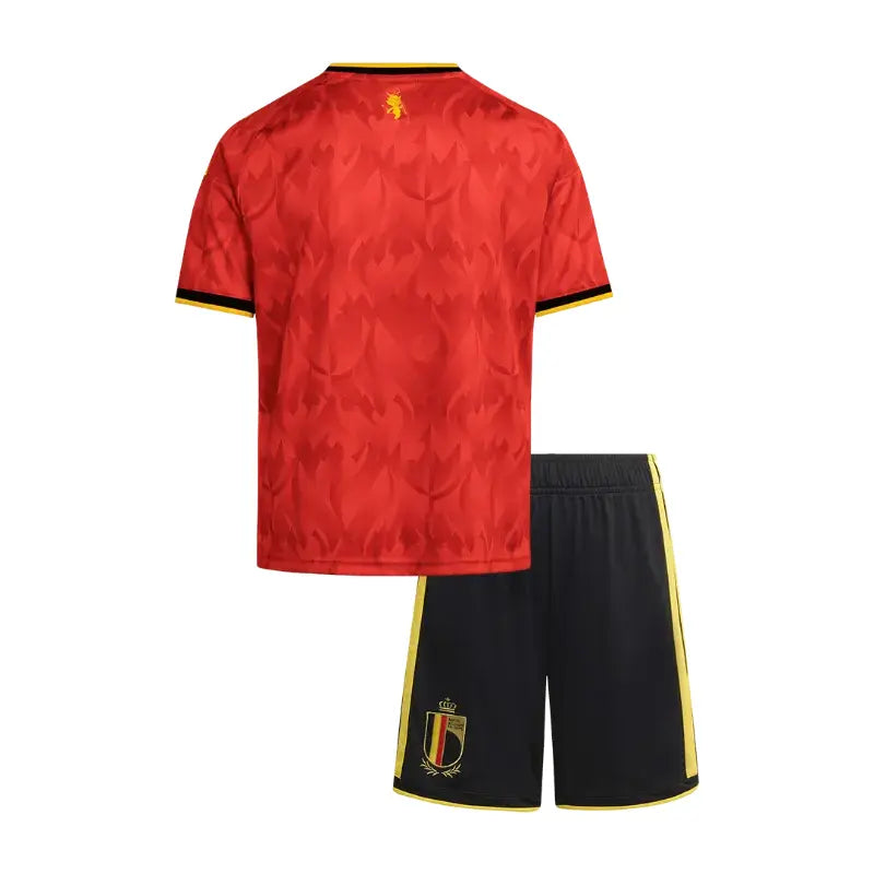 2026 Kids Belgium Home Kit Back