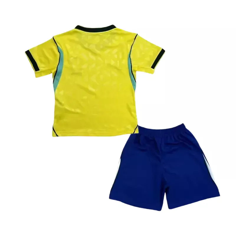 2026 Kids Brazil Home Kit Back