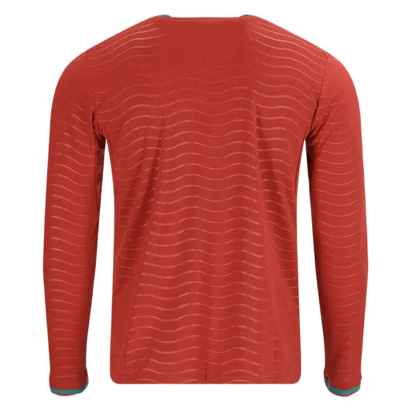 2026 Portugal Home Long Sleeve Jersey Back