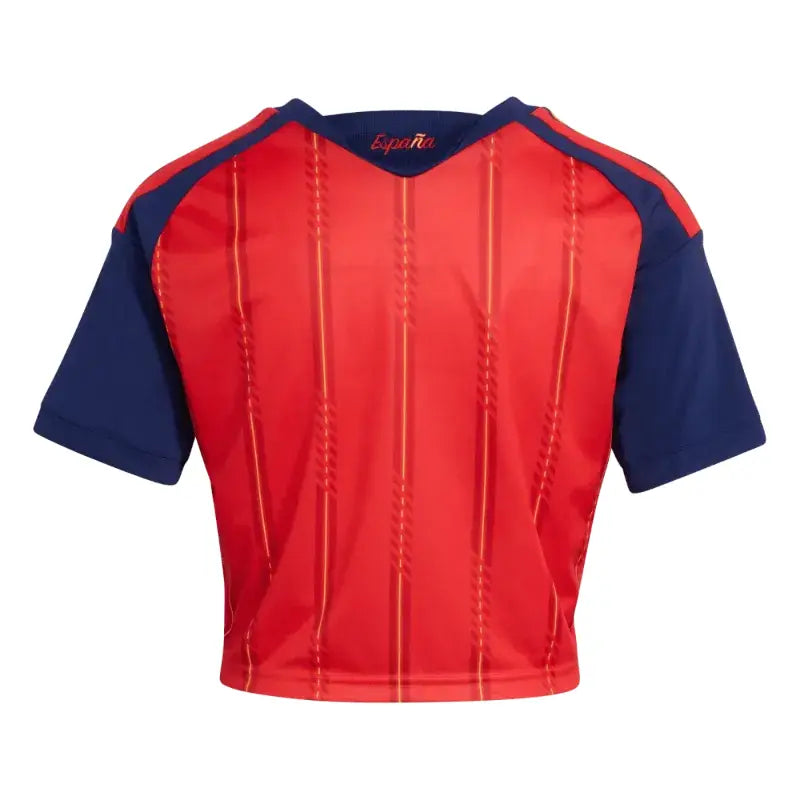 2026 Spain Crop Top Home Jersey back