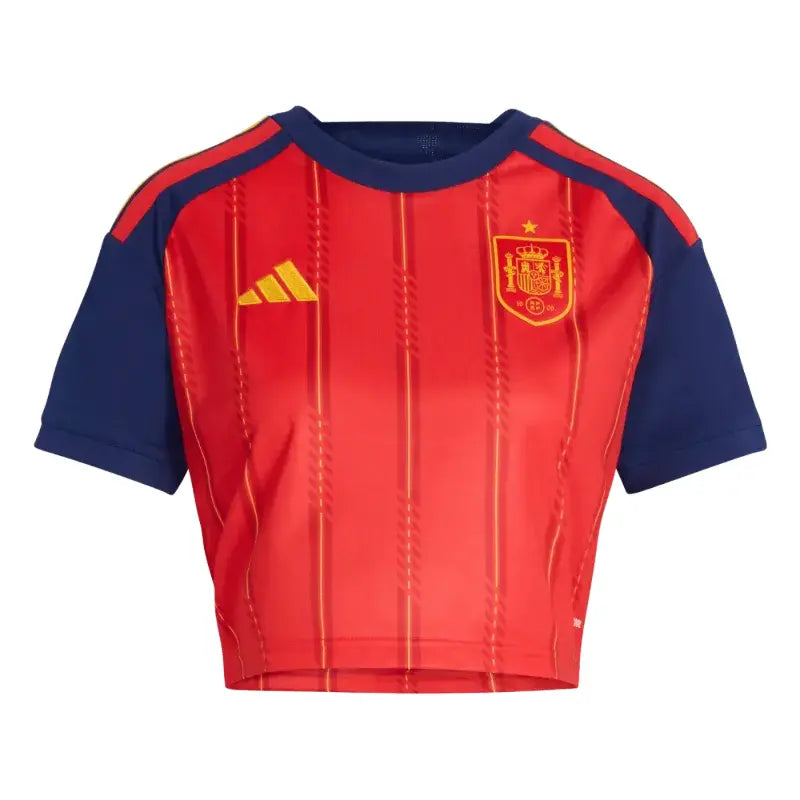2026 Spain Crop Top Home Jersey front