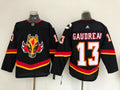 Men's Calgary Flames Johnny Gaudreau #13 Black Breakaway Player Jerseys