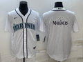 Men's Seattle Mariners White Home Replica Team Jerseys