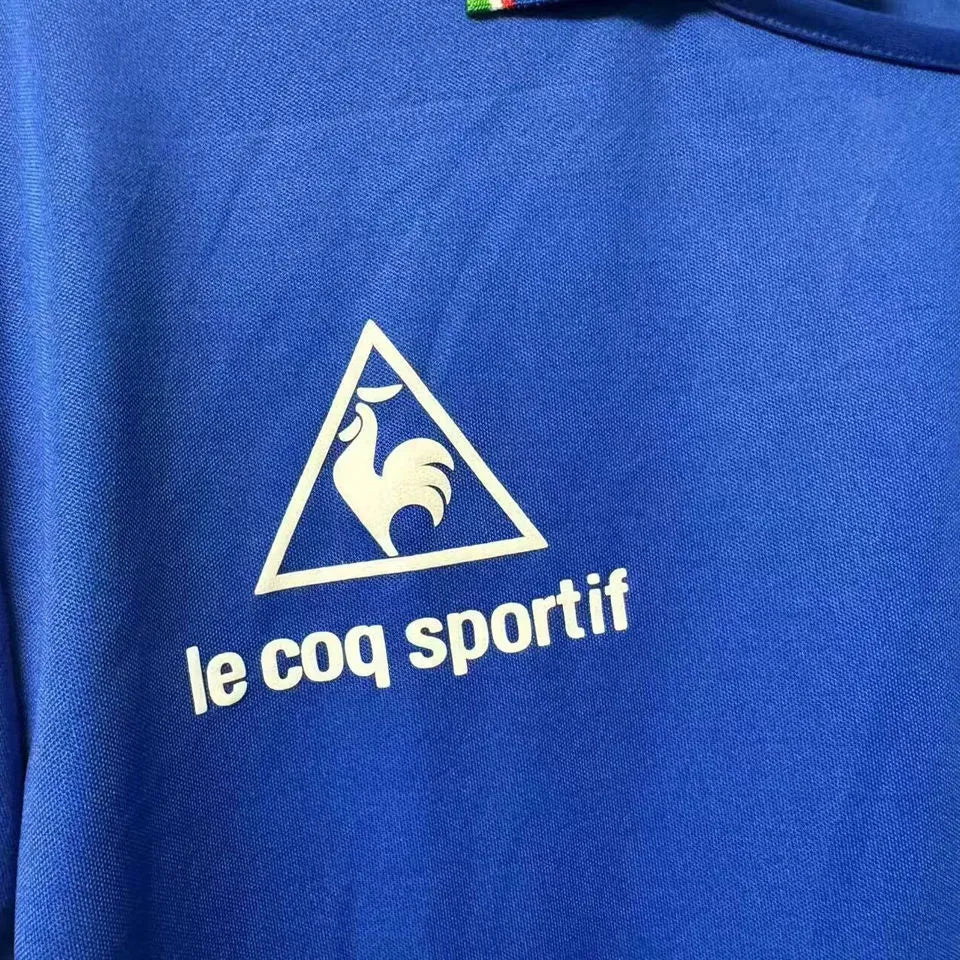 1982 Italy World Cup Champion Special Edition Retro Long Sleeve Jersey Detail 2