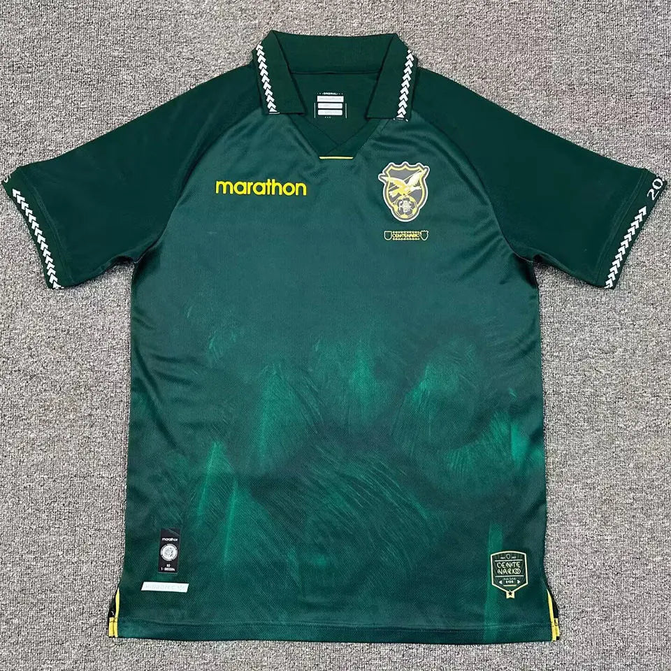 2025/26 Bolivia Home Green Fans Soccer Jersey Front