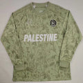 2026 FC Palestine Long Sleeve Fans Soccer Jersey 英文 Front