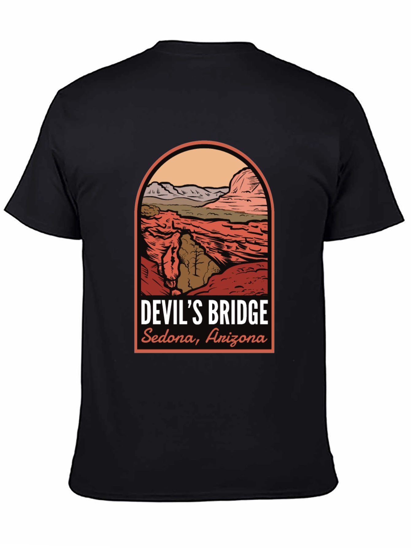 Devils Bridge Arizona Graphic Tee - Sedona Adventure Shirt