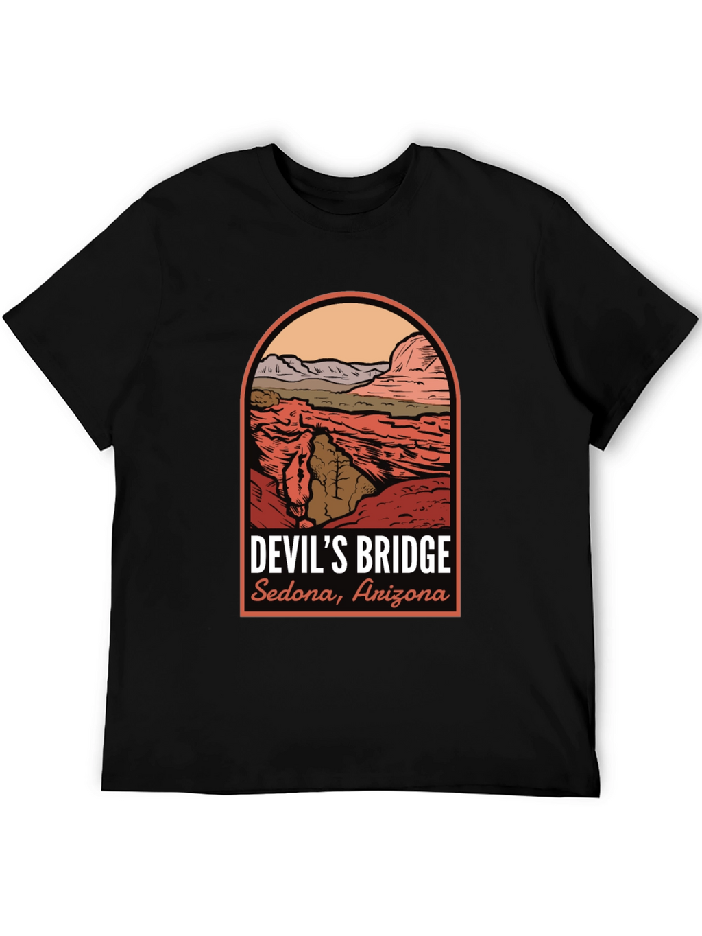 Devils Bridge Arizona Graphic Tee - Sedona Adventure Shirt