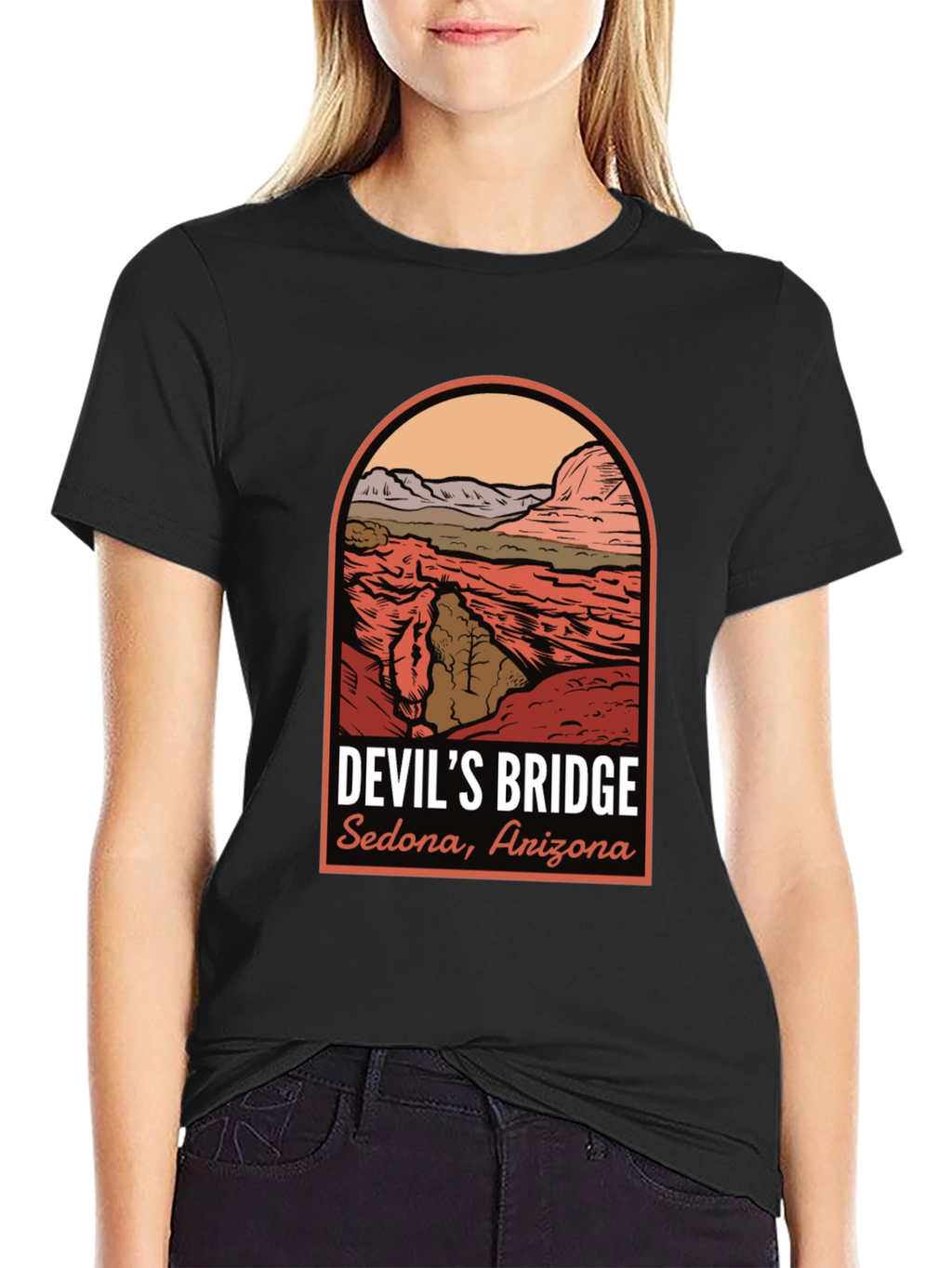 Devils Bridge Arizona Graphic Tee - Sedona Adventure Shirt