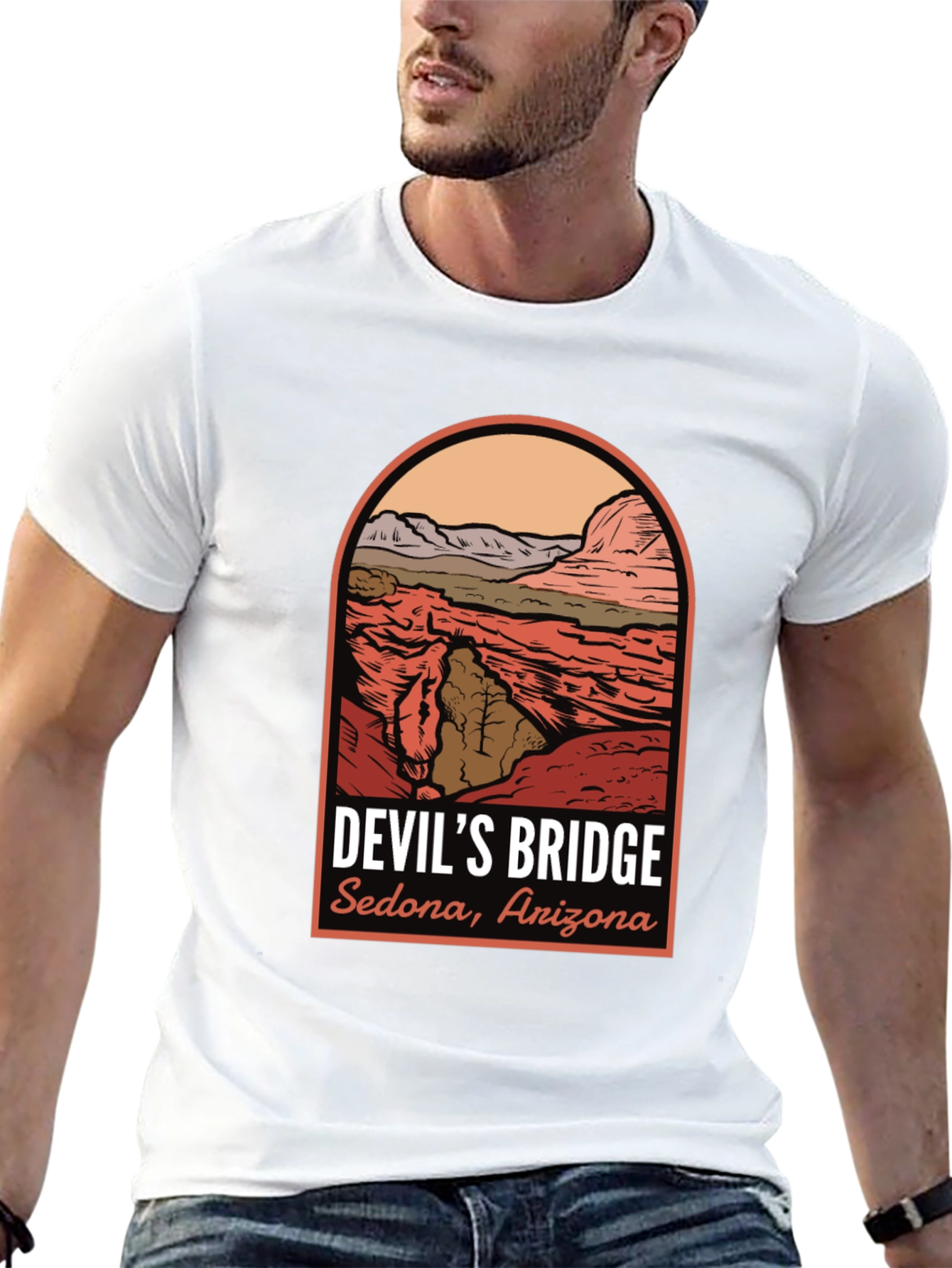 Devils Bridge Arizona Graphic Tee - Sedona Adventure Shirt