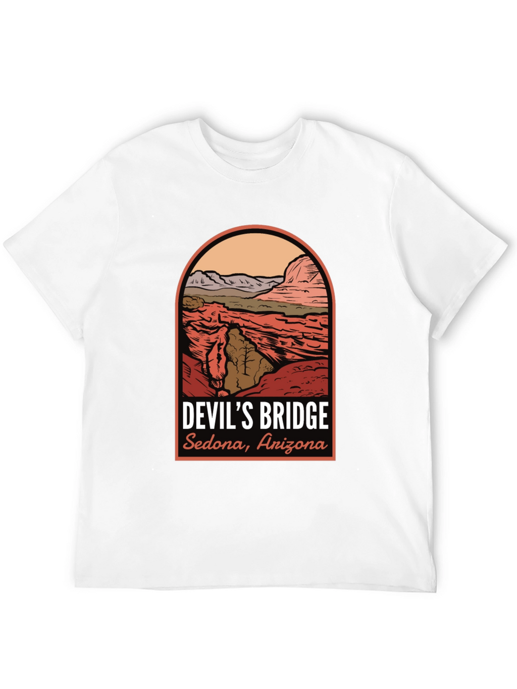 Devils Bridge Arizona Graphic Tee - Sedona Adventure Shirt