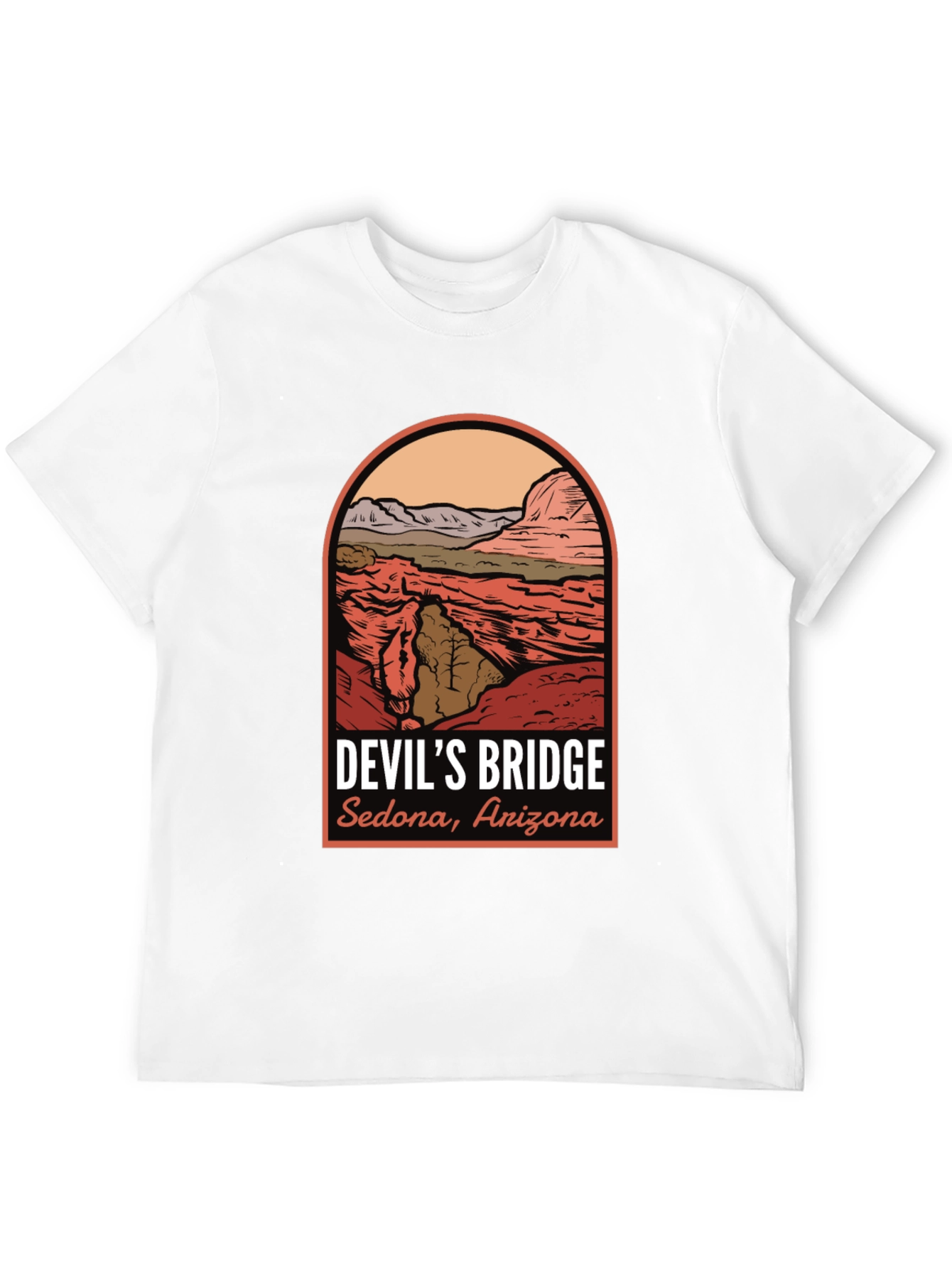 Devils Bridge Arizona Graphic Tee - Sedona Adventure Shirt