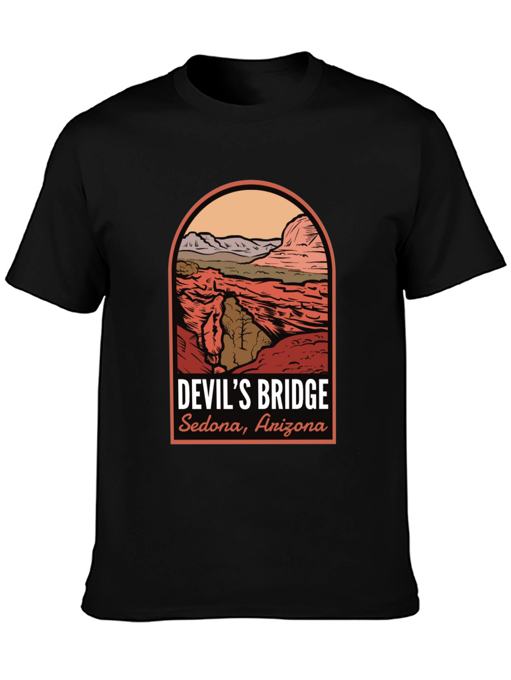 Devils Bridge Arizona Graphic Tee - Sedona Adventure Shirt