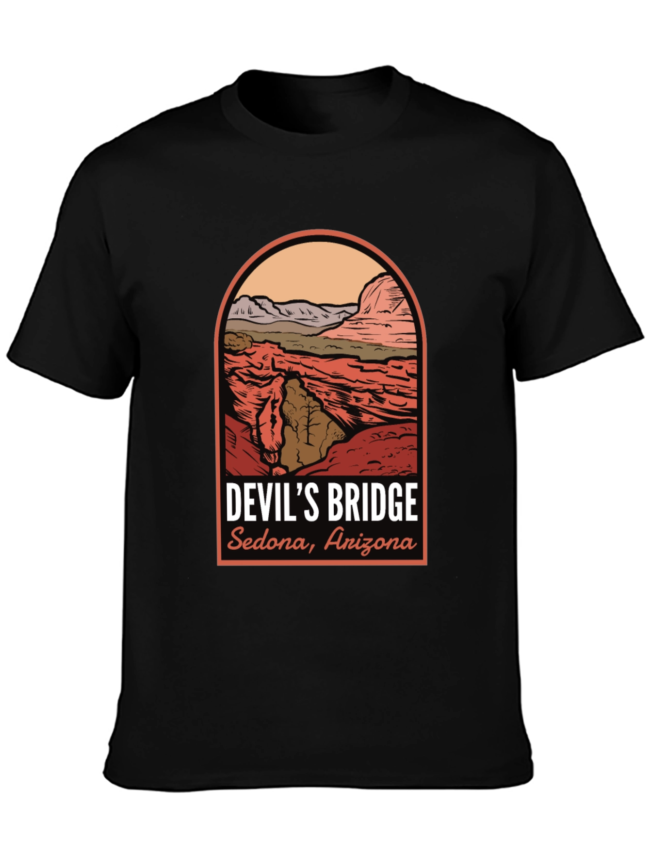 Devils Bridge Arizona Graphic Tee - Sedona Adventure Shirt