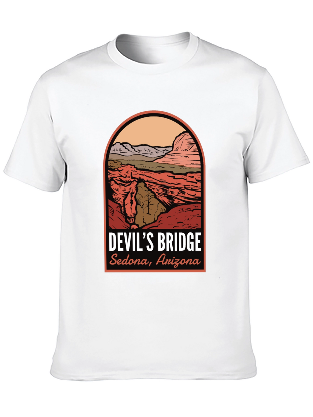 Devils Bridge Arizona Graphic Tee - Sedona Adventure Shirt