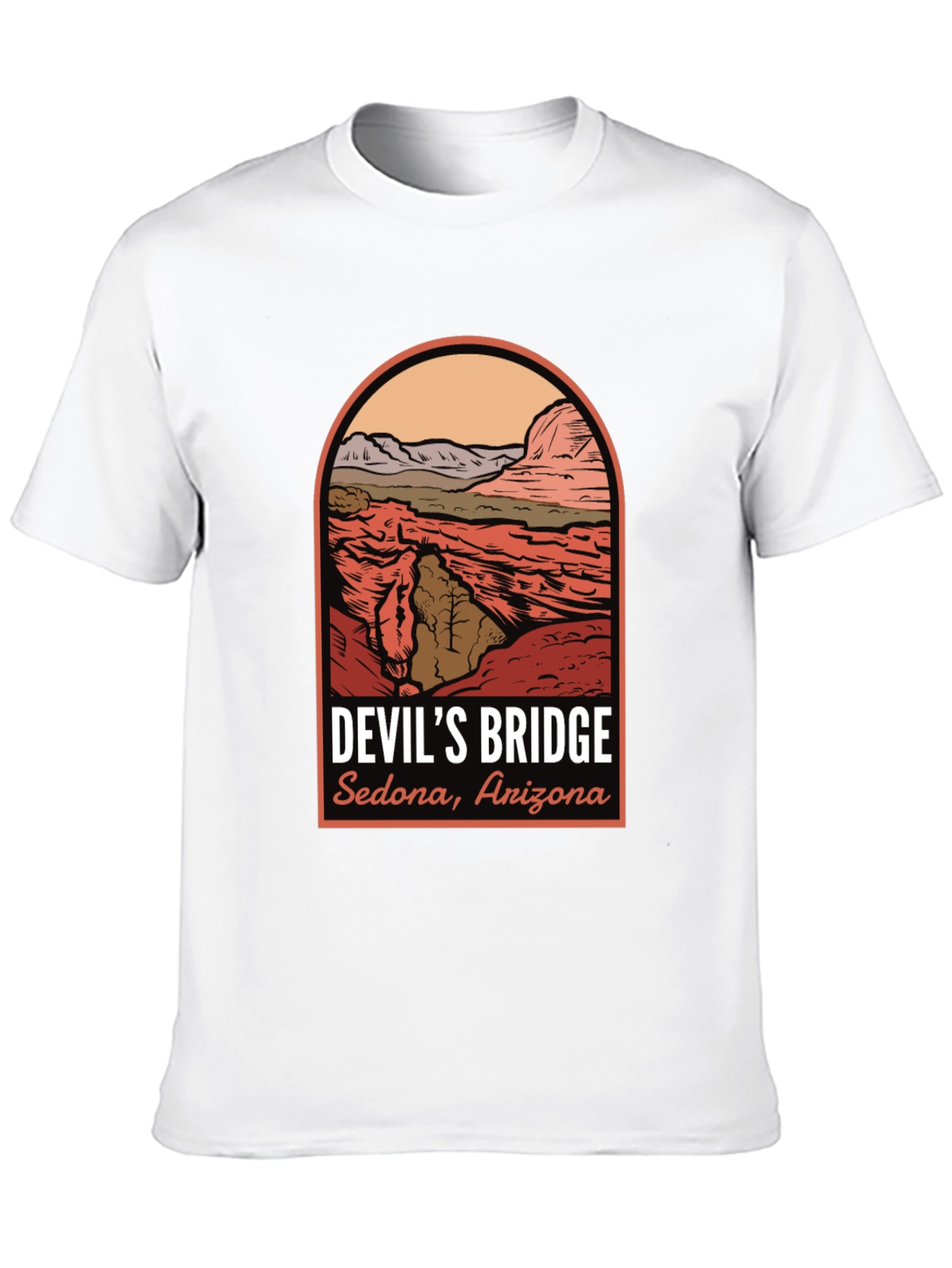 Devils Bridge Arizona Graphic Tee - Sedona Adventure Shirt