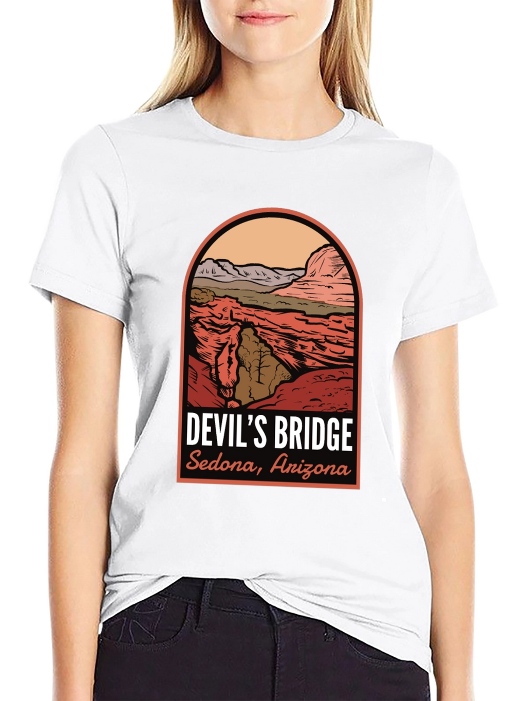 Devils Bridge Arizona Graphic Tee - Sedona Adventure Shirt