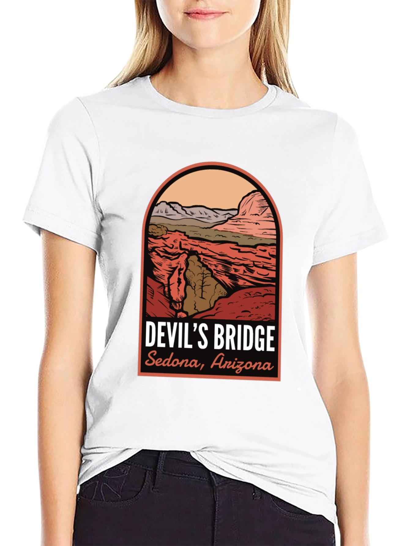Devils Bridge Arizona Graphic Tee - Sedona Adventure Shirt