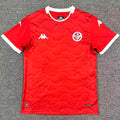 2026/27 Tunisia Home Red Fans Soccer Jersey Front