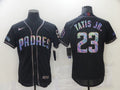 Men's San Diego Padres Fernando Tatis Jr. #23 Black Stitched Jerseys