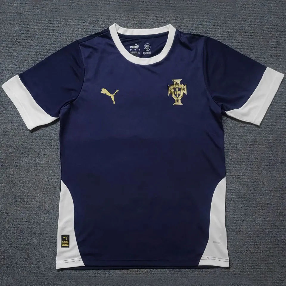 2025 Portugal Away White Fans Soccer Jersey Detail 3