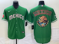 Men's 2023 World Baseball Classic Mexico Green Replica Baseball Jerseys