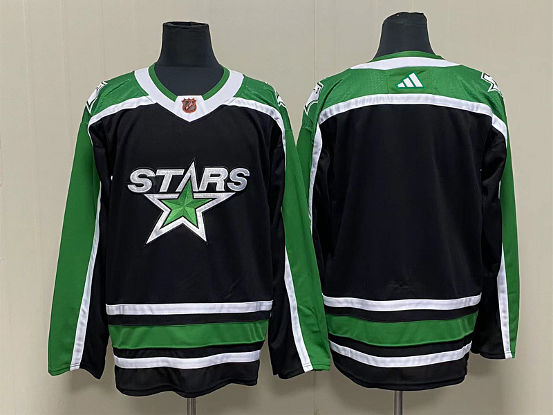 Men's Dallas Stars Black Blank Player Jerseys