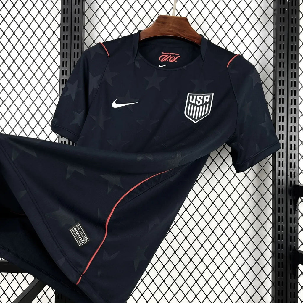 2026/27 U.S 1:1 Quality Away Black Fans Soccer Jersey Detail 3